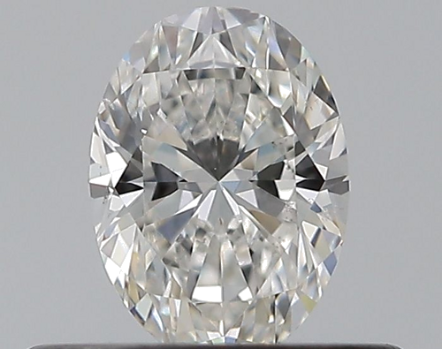 0.37 carat F-SI1 Natūralus Oval Deimantas (1)