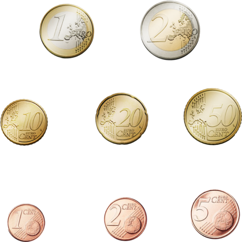 2002 Austrija Euro monetų BU rinkinys (6)