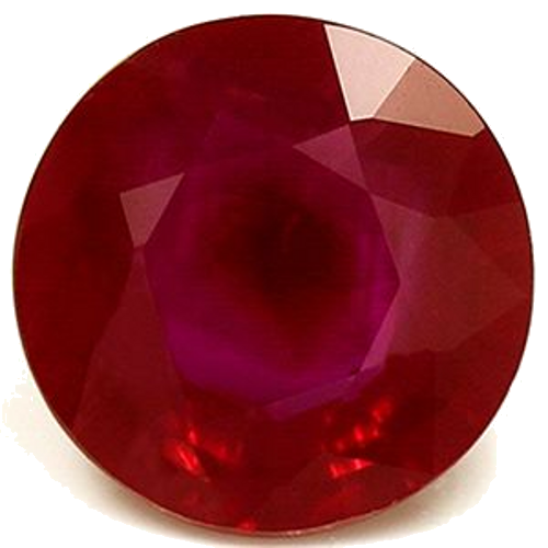 0.94 carat RED Round Rubinas (1)