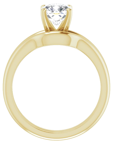 Sužadėtuvių Žiedas „Solitaire“ 14k yellow gold Cushion 6mm (7)
