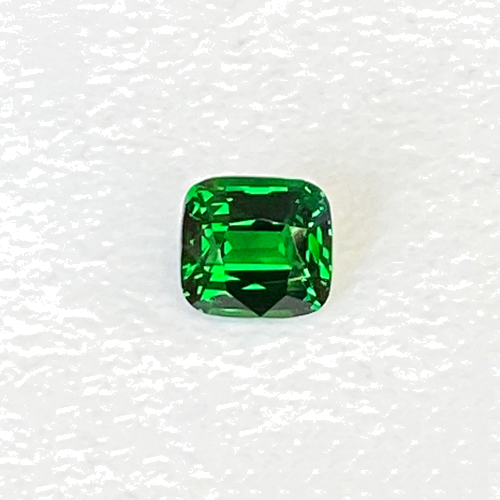 1.51 carat GREEN Cushion Garnet (1)