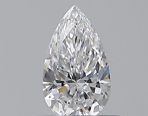 0.45 carat D-VS2 Natūralus Pear Deimantas (1)