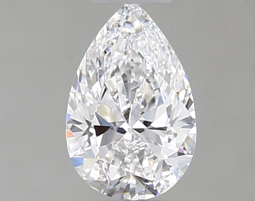 0.41 carat D-VVS1 Natūralus Pear Deimantas (1)