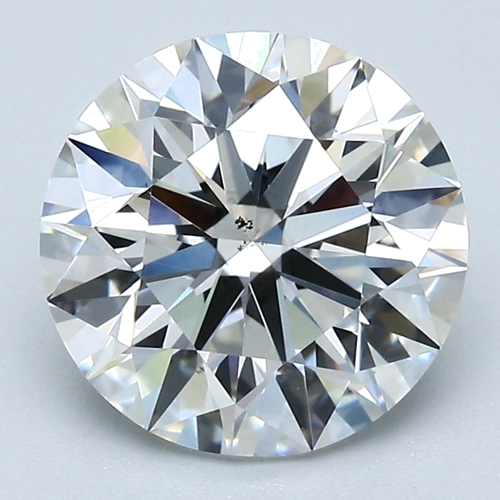 3.01 carat G-SI1 Excellent cut Natūralus Round Deimantas (1)