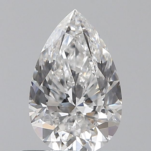 0.61 carat E-SI1 Natūralus Pear Deimantas (1)