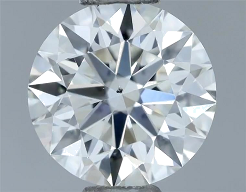 0.46 carat I-SI1 Excellent cut Natūralus Round Deimantas (1)