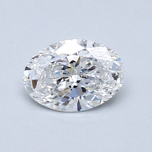 0.53 carat D-SI2 Natūralus Oval Deimantas (1)