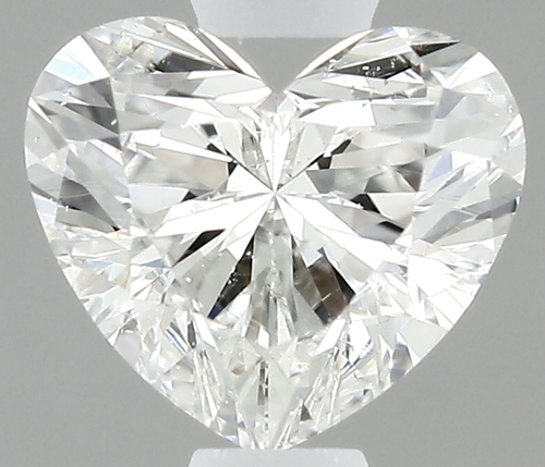 0.52 carat F-SI2 Natūralus Heart Deimantas (1)