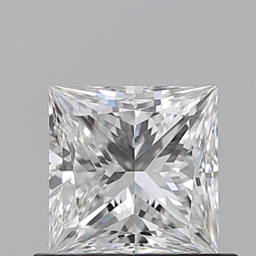0.71 carat F-VS2 Natūralus Princess Deimantas (1)