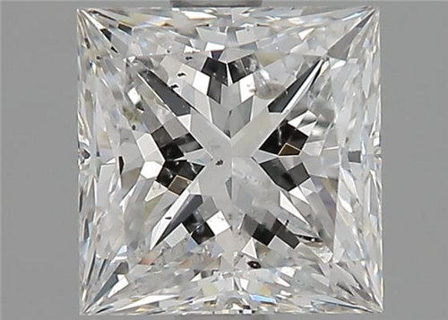 1.65 carat F-SI2 Natūralus Princess Deimantas (1)