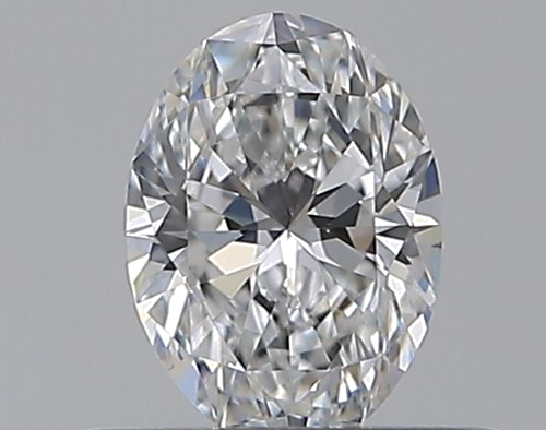 0.4 carat D-VVS2 Natūralus Oval Deimantas (1)