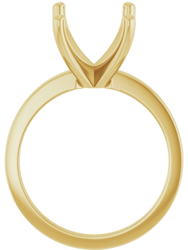 Sužadėtuvių Žiedas „Solitaire“ 14k yellow gold Emerald 11mm x 9mm (2)