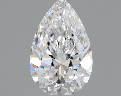 0.5 carat D-VVS2 Natūralus Pear Deimantas (1)