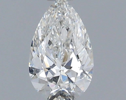 0.35 carat F-SI1 Natūralus Pear Deimantas (1)