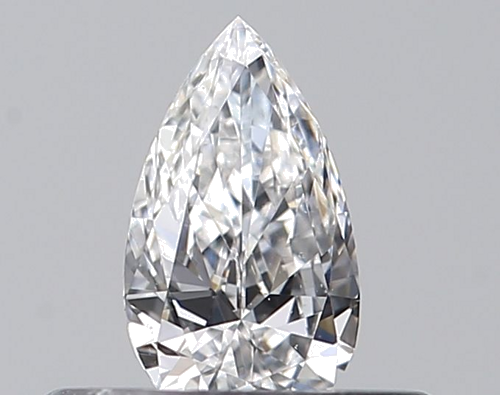 0.23 carat E-VVS1 Natūralus Pear Deimantas (1)