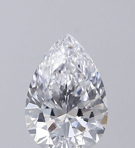 0.5 carat D-VVS2 Natūralus Pear Deimantas (1)