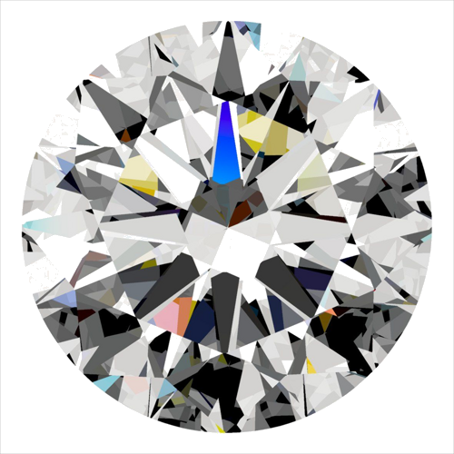 0.3 carat E-SI1 Very Good cut Natūralus Round Deimantas (1)