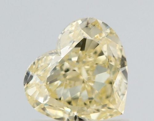 1.03 carat Fancy Yellow-SI2 Natūralus Heart Deimantas (1)