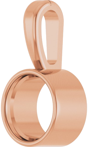 Pakabukas „Bezel-Set Solitaire“ 14k rose gold Round 4mm (2)