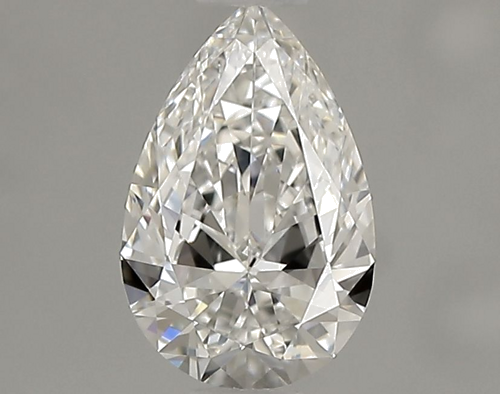 0.44 carat F-VVS1 Natūralus Pear Deimantas (1)