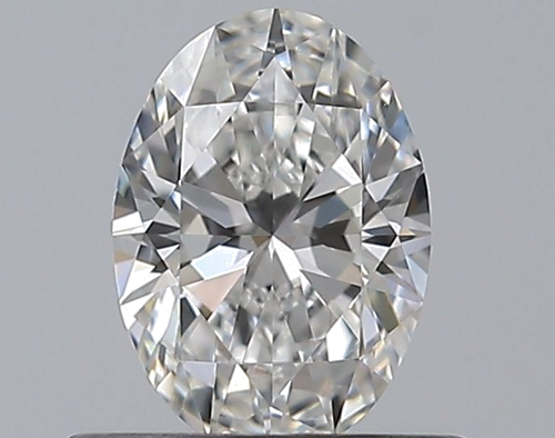 0.51 carat F-VVS1 Natūralus Oval Deimantas (1)