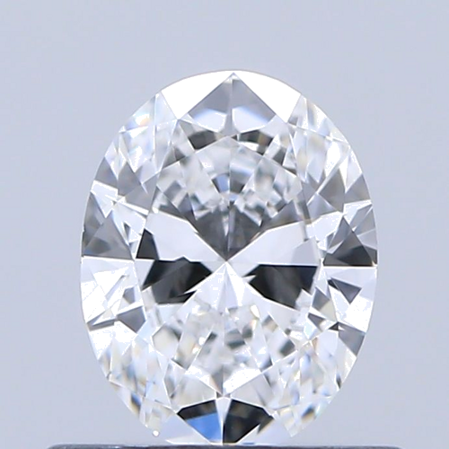 0.5 carat D-VVS2 Natūralus Oval Deimantas (1)