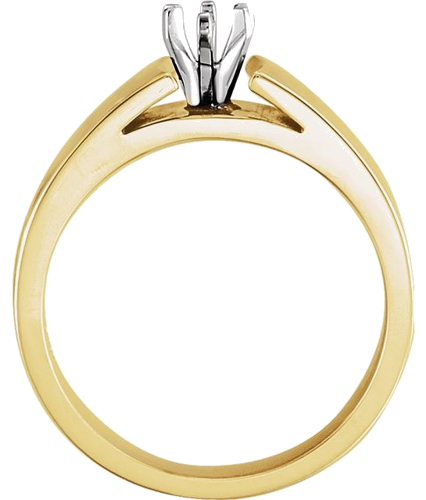 14K Yellow 6x3 mm Marquise Engagement Ring Mounting (2)