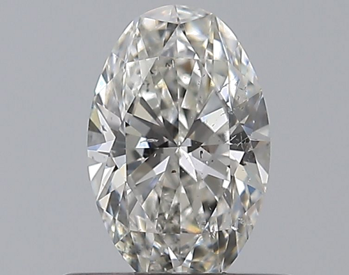0.5 carat H-SI2 Natūralus Oval Deimantas (1)