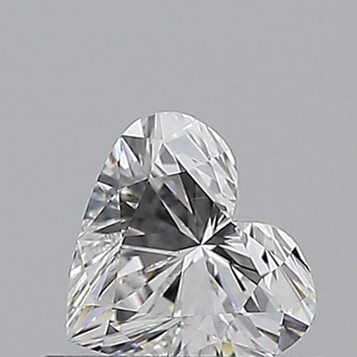 0.5 carat E-VS2 Natūralus Heart Deimantas (1)