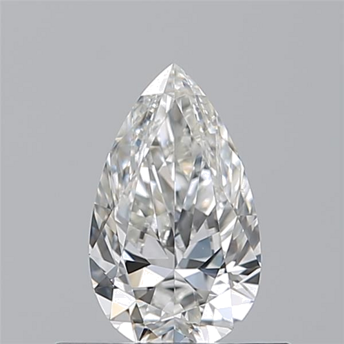 0.5 carat G-VS2 Natūralus Pear Deimantas (1)