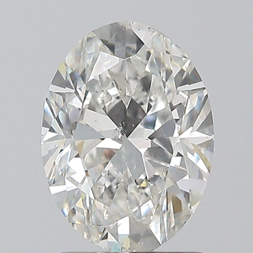 1.5 carat H-SI2 Natūralus Oval Deimantas (1)