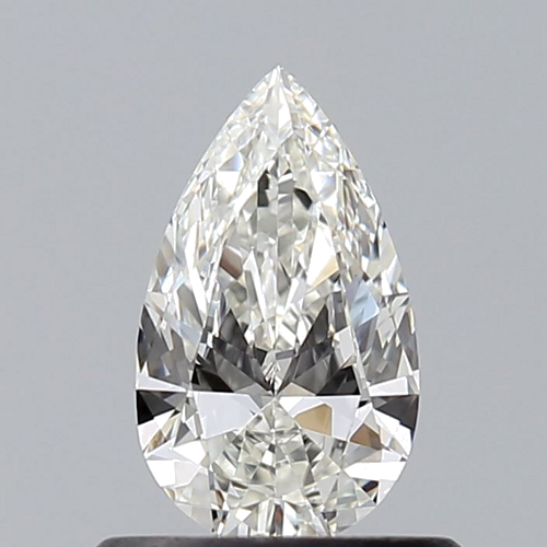 0.5 carat H-VS2 Natūralus Pear Deimantas (1)