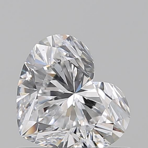 0.71 carat D-SI2 Natūralus Heart Deimantas (1)
