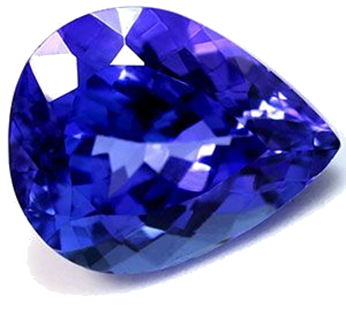 3.04 carat BLUE Pear Tanzanite (1)