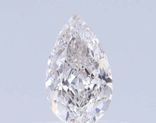 0.51 carat Faint Pink-VVS2 Natūralus Pear Deimantas (1)