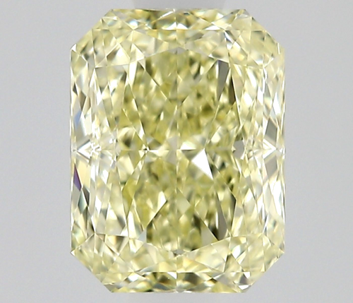 1.0 carat Fancy Light Yellow-VS1 Natūralus Radiant Deimantas (1)