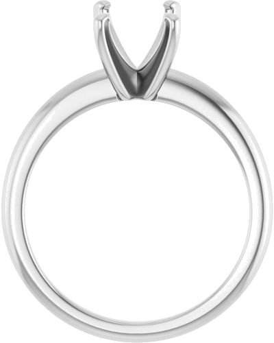 Sužadėtuvių Žiedas „Solitaire“ 585 Baltojo Aukso Emerald 8mm x 6mm (2)