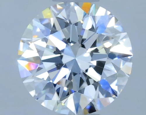 0.52 carat F-VVS1 Excellent cut Natūralus Round Deimantas (1)