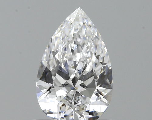 0.52 carat D-VVS2 Natūralus Pear Deimantas (1)