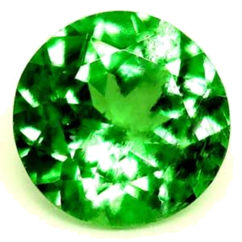 0.52 carat GREEN Round Garnet (1)