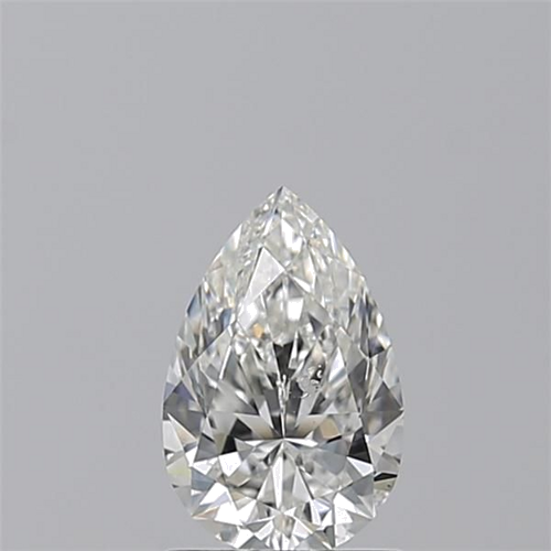 1.0 carat F-SI2 Natūralus Pear Deimantas (1)