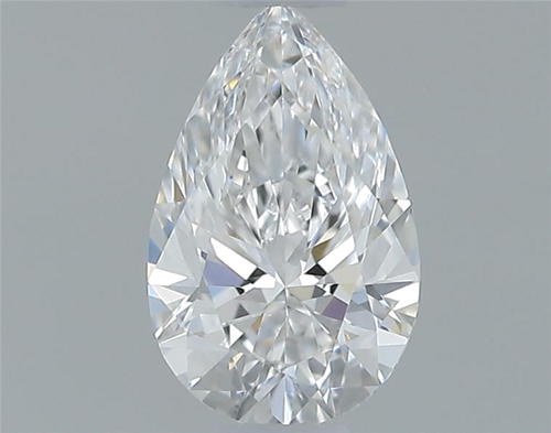 0.33 carat D-VVS2 Natūralus Pear Deimantas (1)