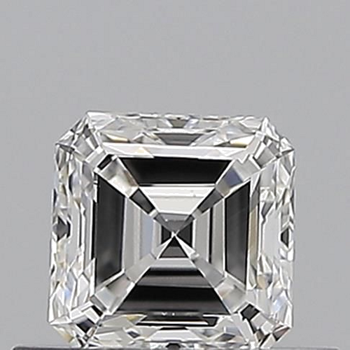 0.5 carat E-VS1 Natūralus Asscher Deimantas (1)