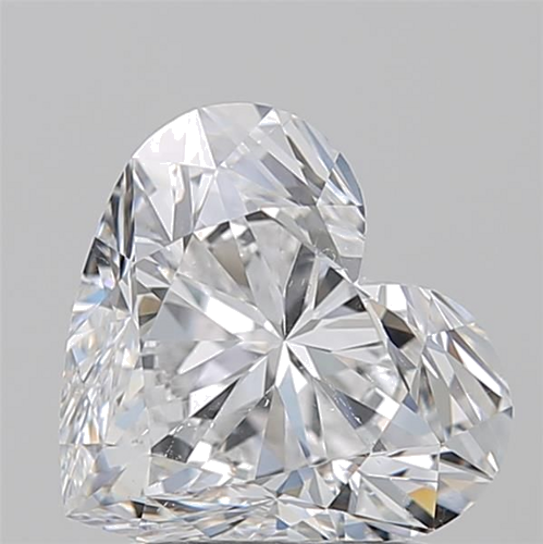 1.7 carat D-SI2 Natūralus Heart Deimantas (1)