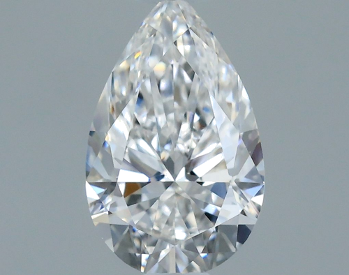0.4 carat E-VVS1 Natūralus Pear Deimantas (1)