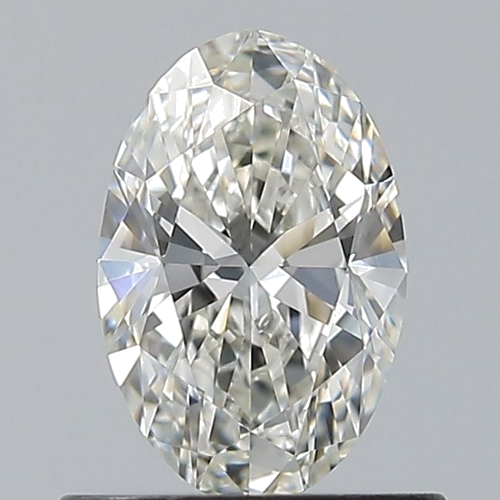 0.6 carat H-VVS2 Natūralus Oval Deimantas (1)