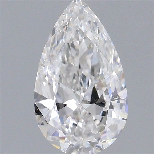 0.4 carat F-SI1 Natūralus Pear Deimantas (1)