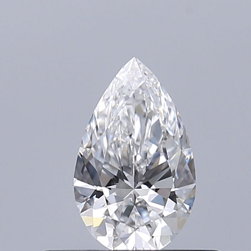 0.34 carat D-VVS2 Natūralus Pear Deimantas (1)