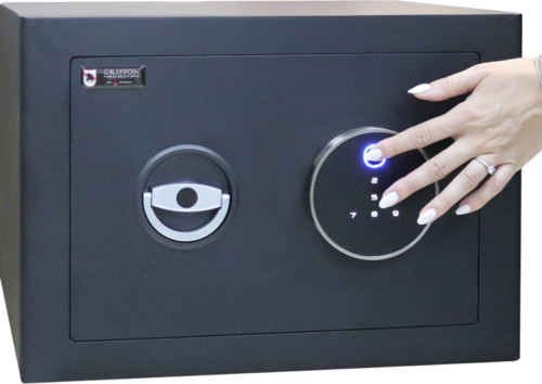 Wall-mounted safe with electronic lock M30FP (26 kg) (3)