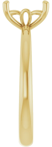 Sužadėtuvių Žiedas „Solitaire“ 585 Geltonojo Aukso Emerald 7mm x 5mm (4)